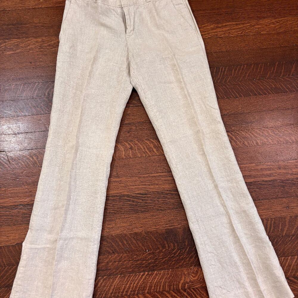 Banana Republic Martin Fit Pants Women’s Size 2 Beige Career Dress Pants